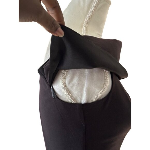 Vince Camuto Ruched Off-The-Shoulder Evening Gown Size 2 With Fold over Detail - Picture 11 of 16